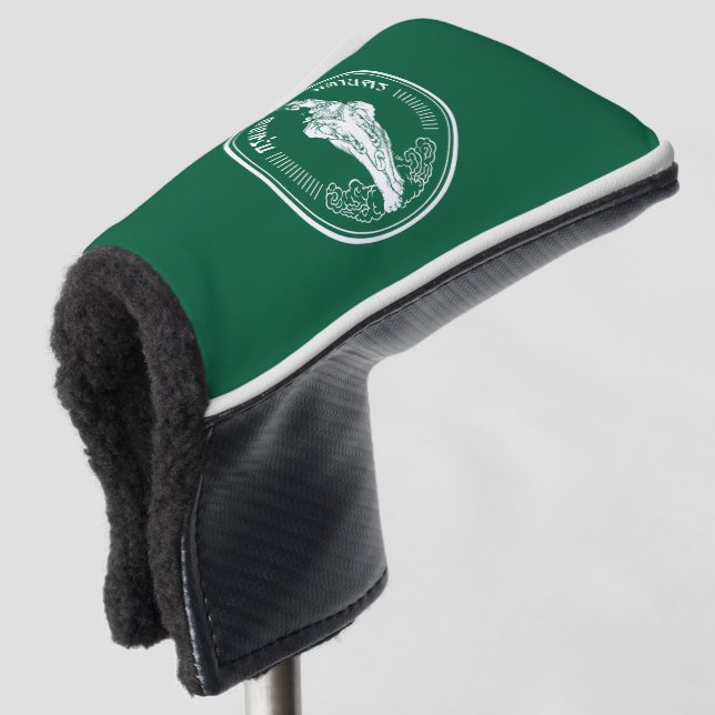 Couvre-club De Golf Drapeau de Bangkok, Thaïlande Golf Head Cover (Devant 3/4)