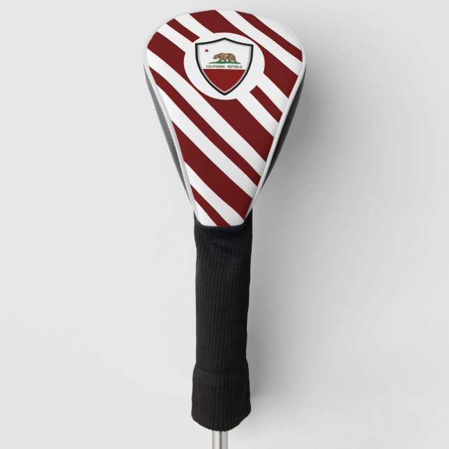 Couvre-club De Golf Drapeau de Californie (Devant)