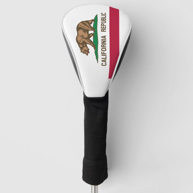 COUVRE-CLUB DE GOLF DRAPEAU DE CALIFORNIE (Devant)