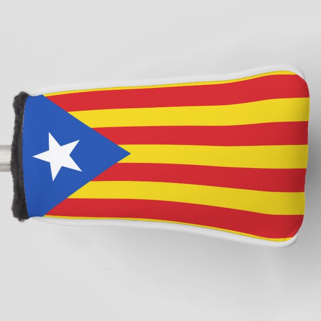 Couvre-club De Golf Drapeau de Catalogne (Devant)