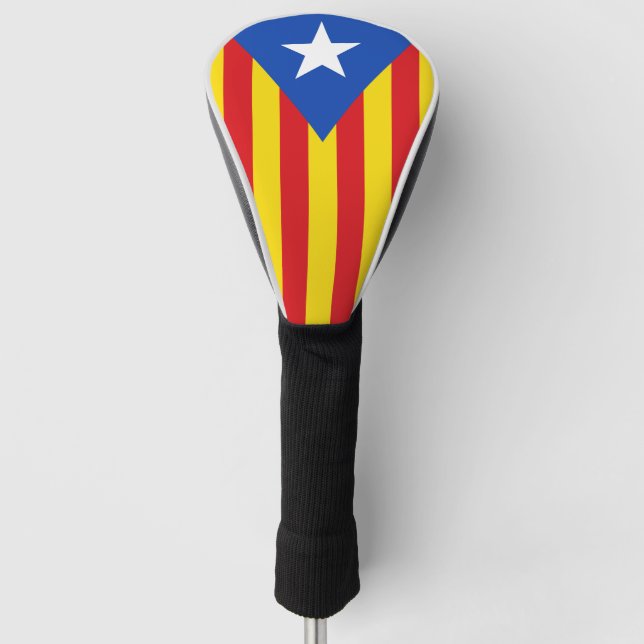 Couvre-club De Golf Drapeau de Catalogne (Devant)
