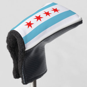 Couvre-club De Golf Drapeau de Chicago