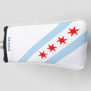 Couvre-club De Golf Drapeau de Chicago, Illinois
