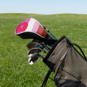 Couvre-club De Golf Drapeau de fierté lesbienne au rouge à lèvres Slip
