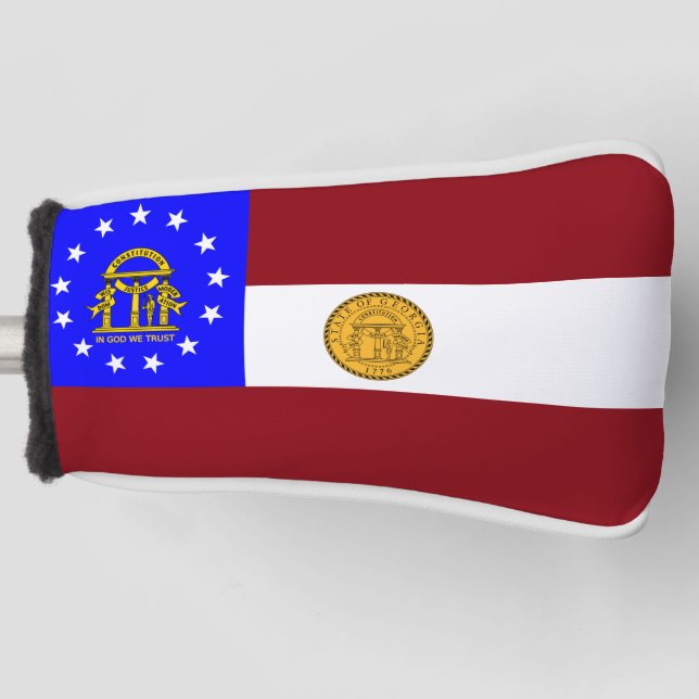 Couvre-club De Golf Drapeau de Géorgie (Devant)