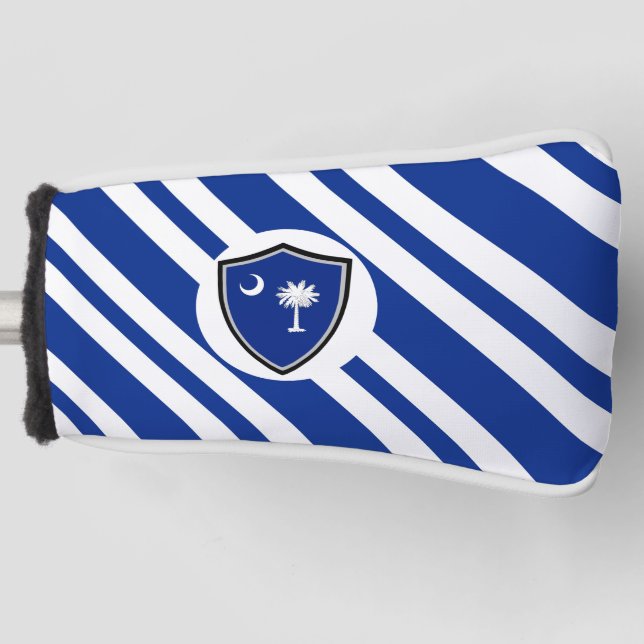 Couvre-club De Golf Drapeau de la Caroline du Sud (Devant)
