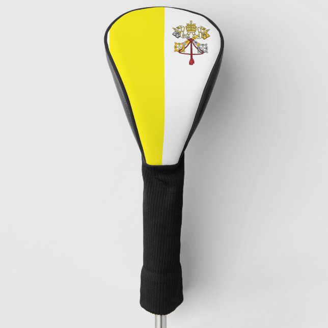Couvre-club De Golf Drapeau de la Cité du Vatican (Devant)