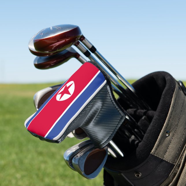 Couvre-club De Golf Drapeau de la Corée du Nord (In Situ)