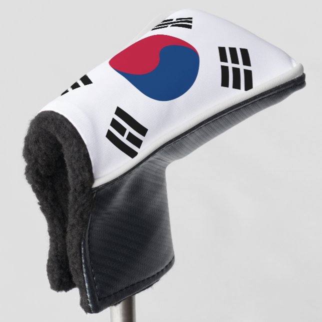 Couvre-club De Golf Drapeau de la Corée du Sud (Devant 3/4)