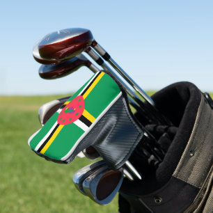 Couvre-club De Golf Drapeau de la Dominique
