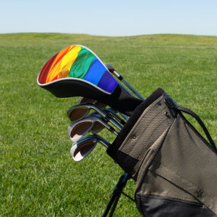 Couvre-club De Golf Drapeau de la fierté gay de SlipperyJoe's flottant