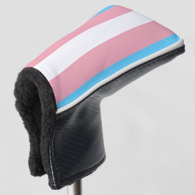 Couvre-club De Golf Drapeau de la fierté transgenre - LGBT Rainbow (Devant 3/4)