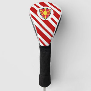 Couvre-club De Golf Drapeau de la Macédoine du Nord