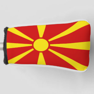 Couvre-club De Golf Drapeau de la Macédoine du Nord