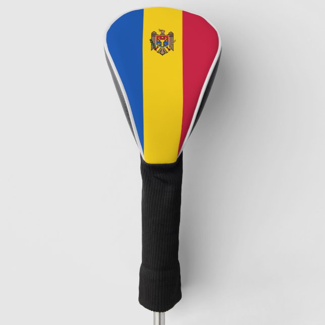 Couvre-club De Golf Drapeau de la Moldavie (Devant)