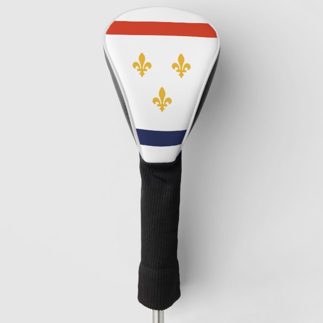 Couvre-club De Golf Drapeau de La Nouvelle-Orléans (Devant)
