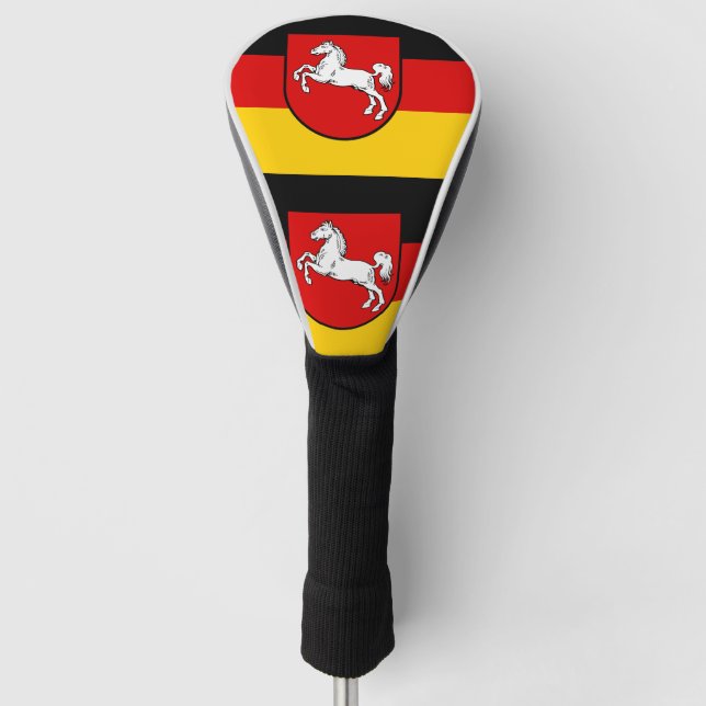 Couvre-club De Golf Drapeau de la tête de golf de Basse-Saxe (Devant)