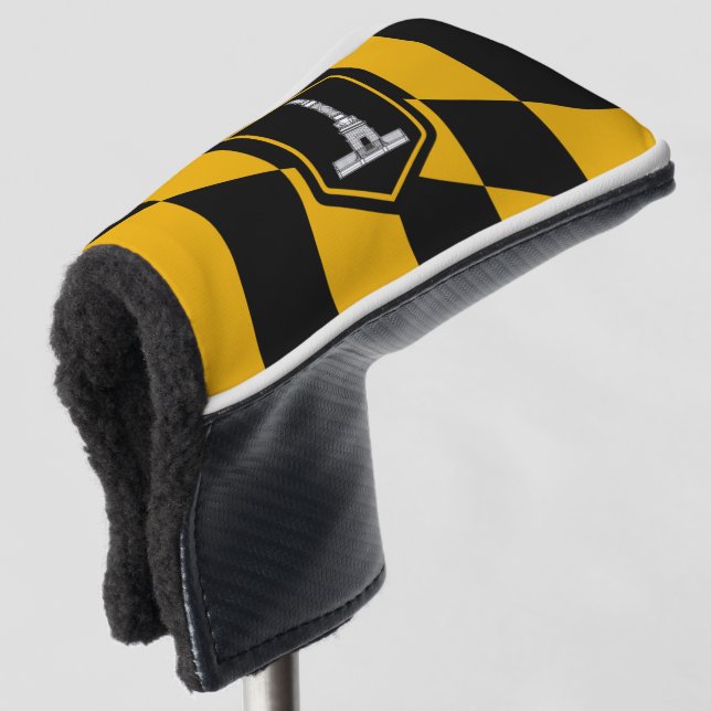 Couvre-club De Golf Drapeau de la ville de Baltimore (Devant 3/4)