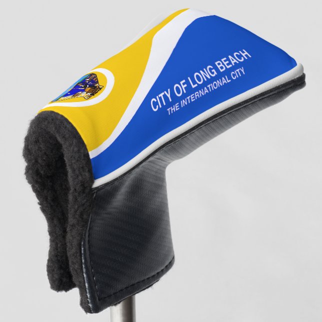 Couvre-club De Golf Drapeau de la ville de Long Beach (Devant 3/4)