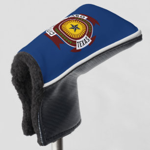 Couvre-club De Golf Drapeau de la ville d'El Paso, Texas Golf Head Cov