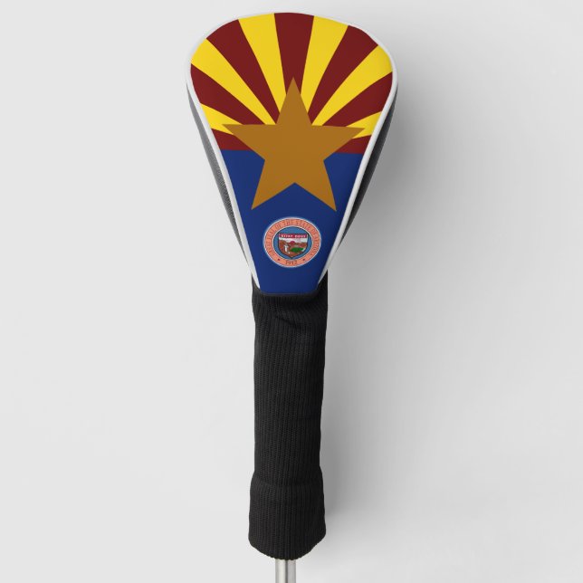 Couvre-club De Golf Drapeau de l'Arizona (Devant)