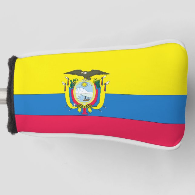 Couvre-club De Golf Drapeau de l'Équateur (Devant)