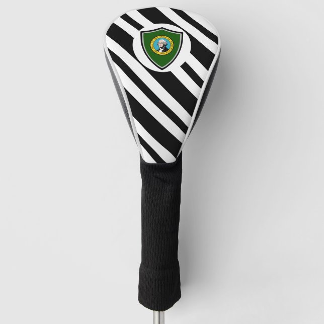 Couvre-club De Golf Drapeau de l'État de Washington (Devant)