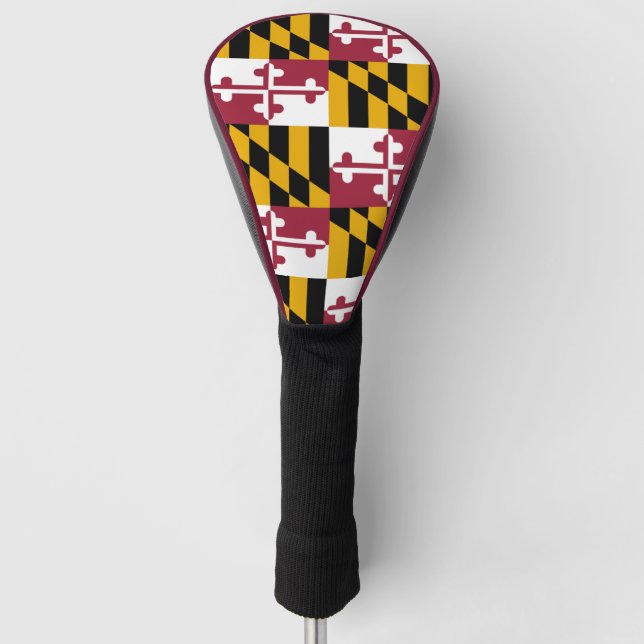 Couvre-club De Golf Drapeau de l'État du Maryland (Devant)