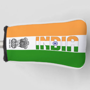 Couvre-club De Golf Drapeau de l'Inde magnifique patriotique