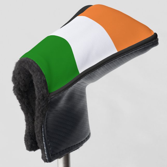Couvre-club De Golf Drapeau de l'Irlande Total (Devant 3/4)