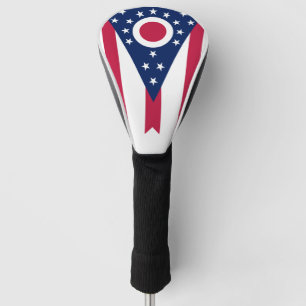 Couvre-club De Golf Drapeau de l'Ohio patriotique