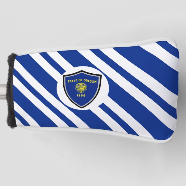 Couvre-club De Golf Drapeau de l'Oregon (Devant)