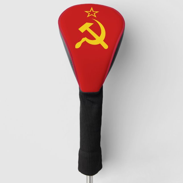Couvre-club De Golf Drapeau de l'URSS - Drapeau de l'Union soviétique (Devant)