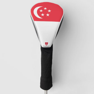 Couvre-club De Golf Drapeau de Singapour