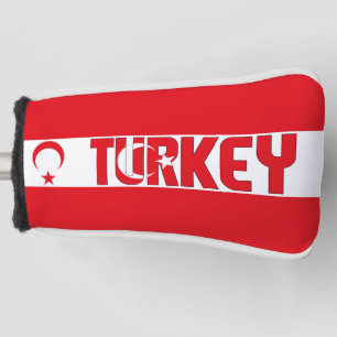 Couvre-club De Golf Drapeau de Turquie magnifique patriotique