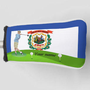 Couvre-club De Golf Drapeau de Virginie occidentale