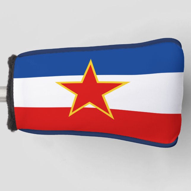 Couvre-club De Golf Drapeau de Yougoslavie (Devant)