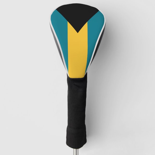 Couvre-club De Golf Drapeau des Bahamas Golf Head Cover (Devant)