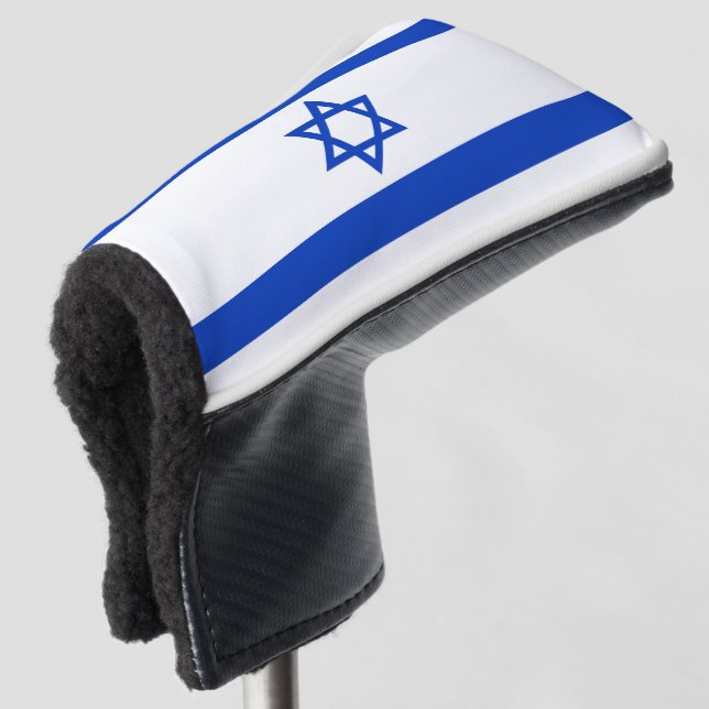 Couvre-club De Golf Drapeau d'Israël (Devant 3/4)