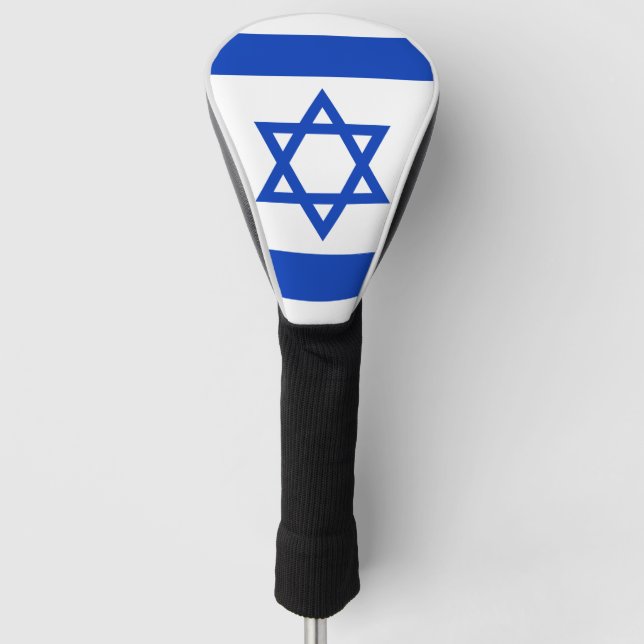 Couvre-club De Golf Drapeau d'Israël (Devant)