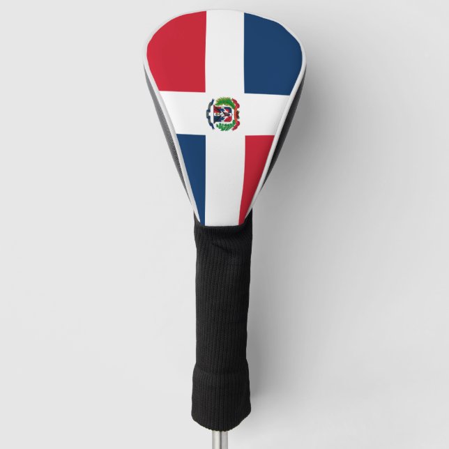 Couvre-club De Golf Drapeau dominicain (Devant)