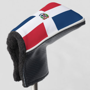 Couvre-club De Golf Drapeau dominicain