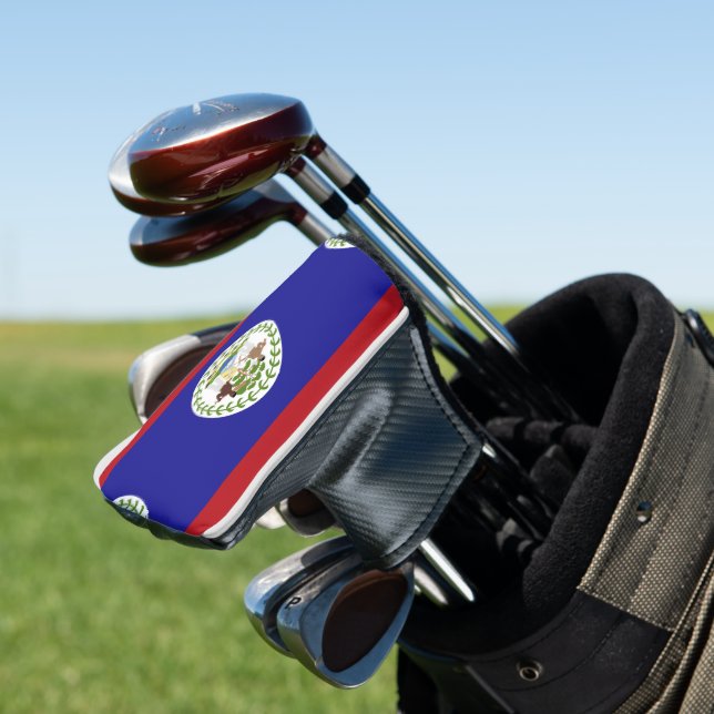 Couvre-club De Golf Drapeau du Belize (In Situ)