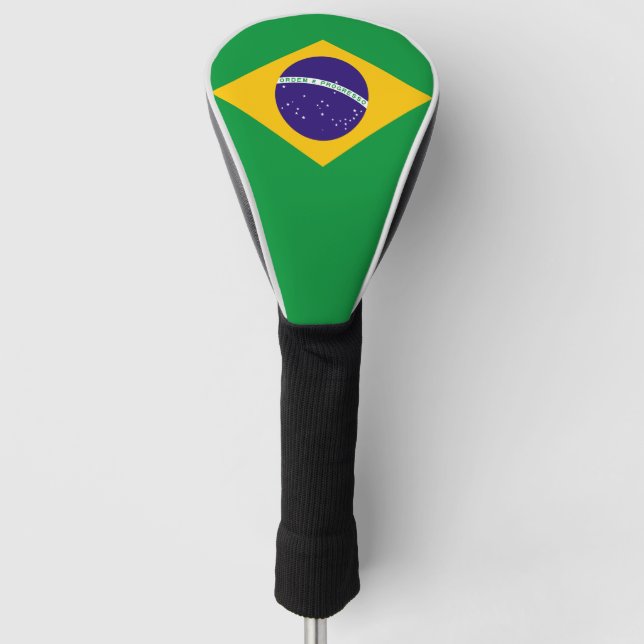 Couvre-club De Golf Drapeau du Brésil (Devant)