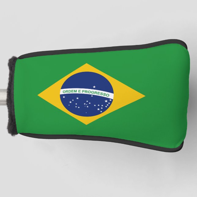 Couvre-club De Golf Drapeau du Brésil Bandeira do Brasil (Devant)