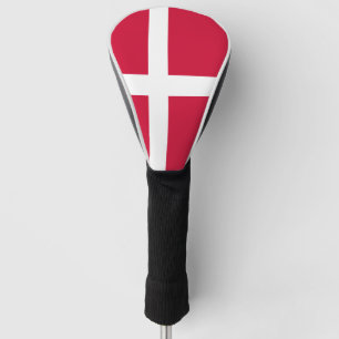 Couvre-club De Golf Drapeau du Danemark ou du tissu danois