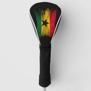 Couvre-club De Golf Drapeau du Ghana brassée, drapeau national