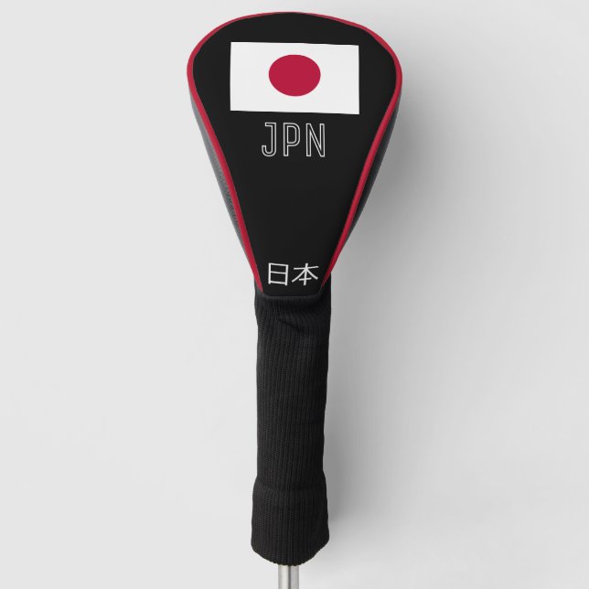 Couvre-club De Golf Drapeau du Japon (Devant)