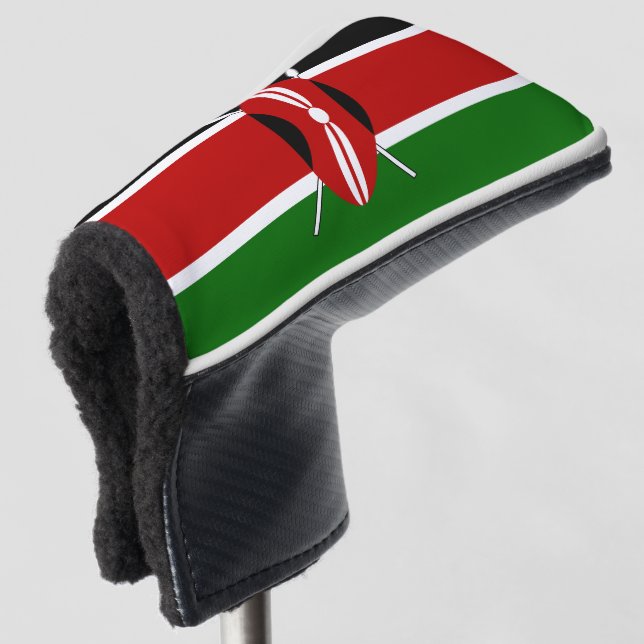 Couvre-club De Golf Drapeau du Kenya Massaï Bendera ya Kenya (Devant 3/4)