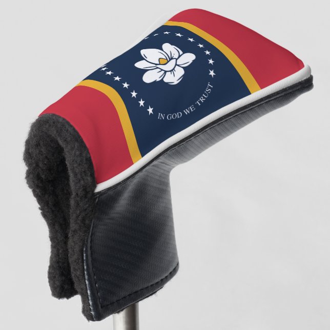 Couvre-club De Golf Drapeau du Mississippi (Devant 3/4)